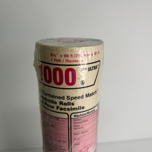 Telefax Thermal Facsimile 1000 ECM Ultra Fax Paper 8.5 x 98 ft Roll - Picture 3 of 5